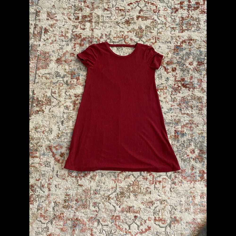 Forever 21 Ribbed T-Shirt Swing Dress